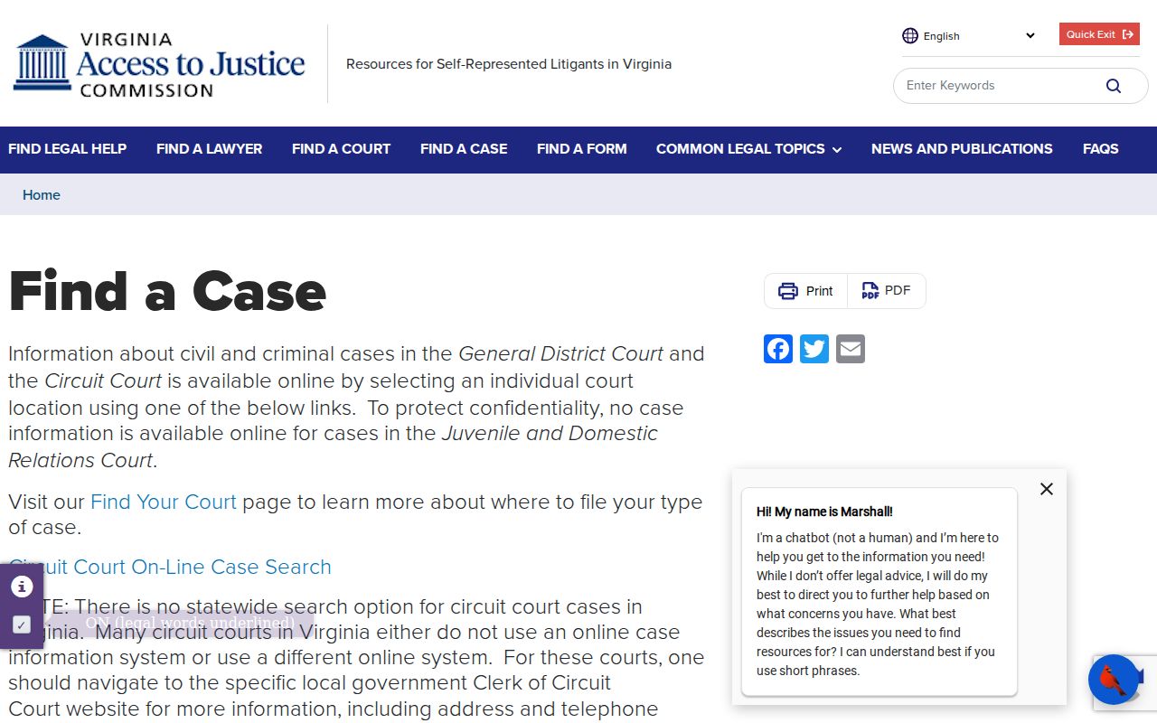 Tazewell County warrant check, Virginia court case lookup guidance